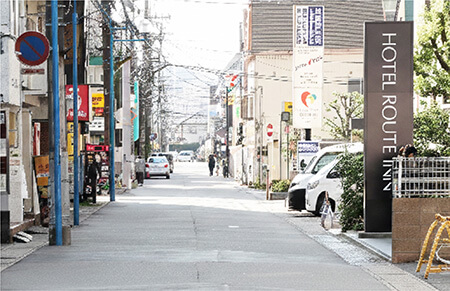 北松戸駅東口からの道順⑤